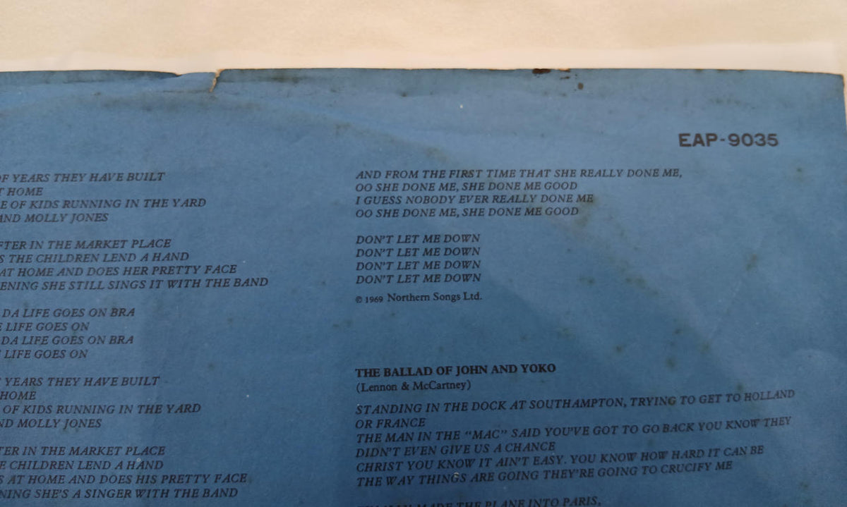 Toshiba EMI Record: The Beatles 1967~1970