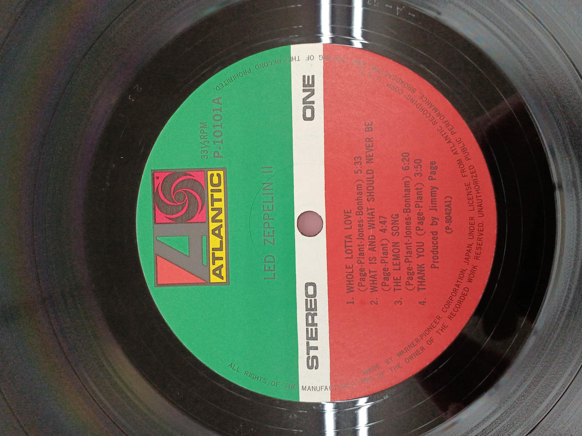 Warner Pioneer Led Zeppelin II Led Zeppelin II