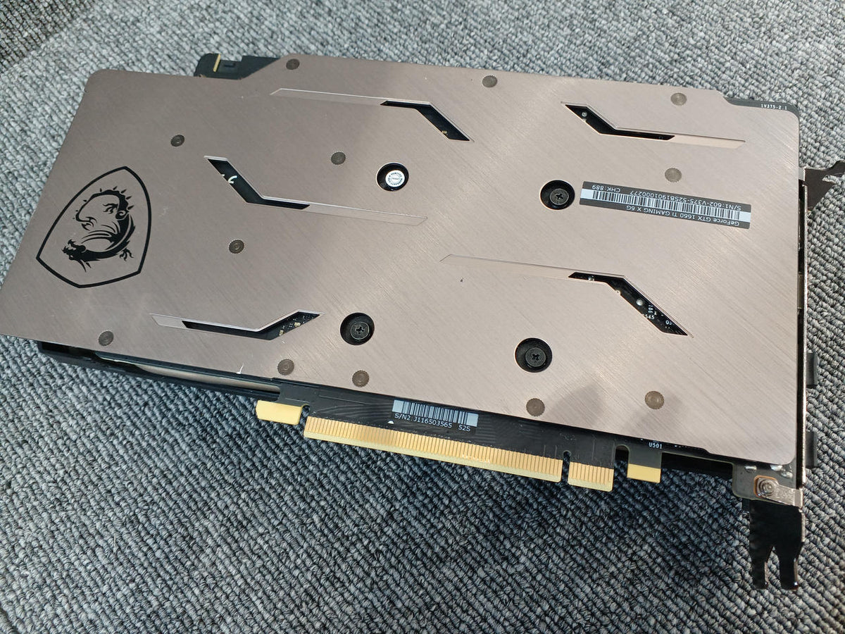 MSI Graphics Board: GTX 1660 TI GAMING X 6G