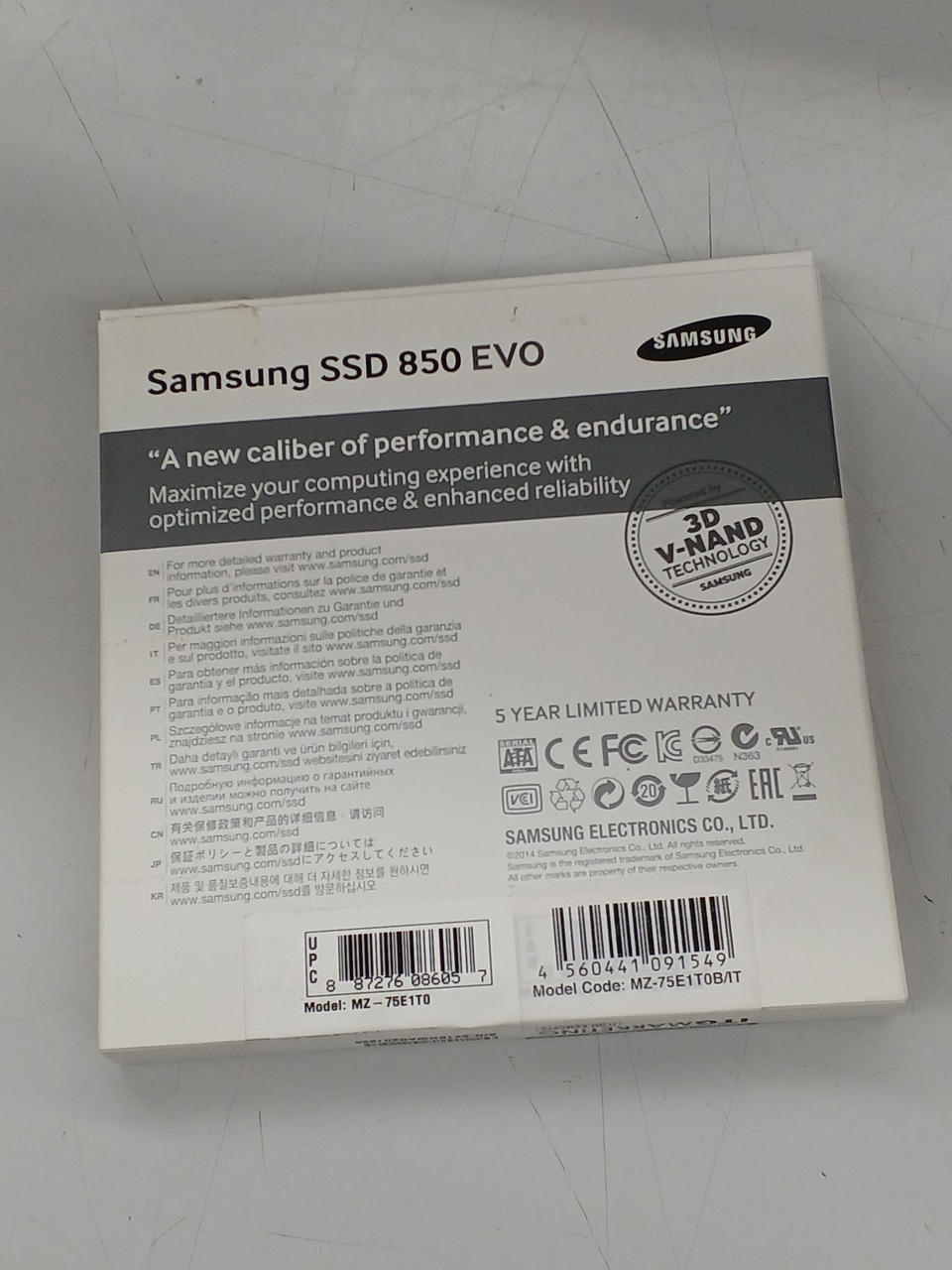 SAMSUNG SSD 1TB MZ75E1T0BIT