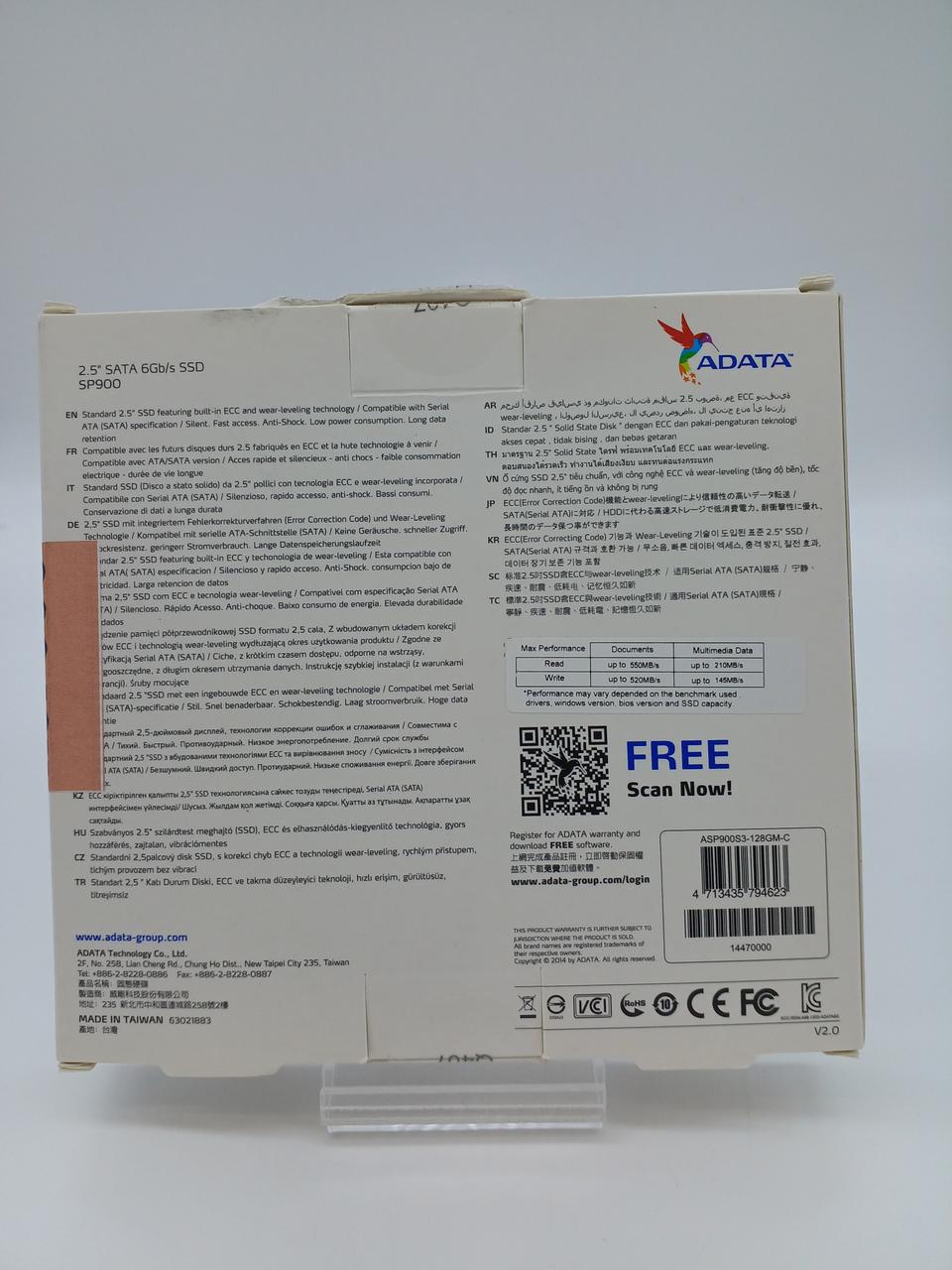ADATA Internal SSD 128GB ASP900S3-128GM-C
