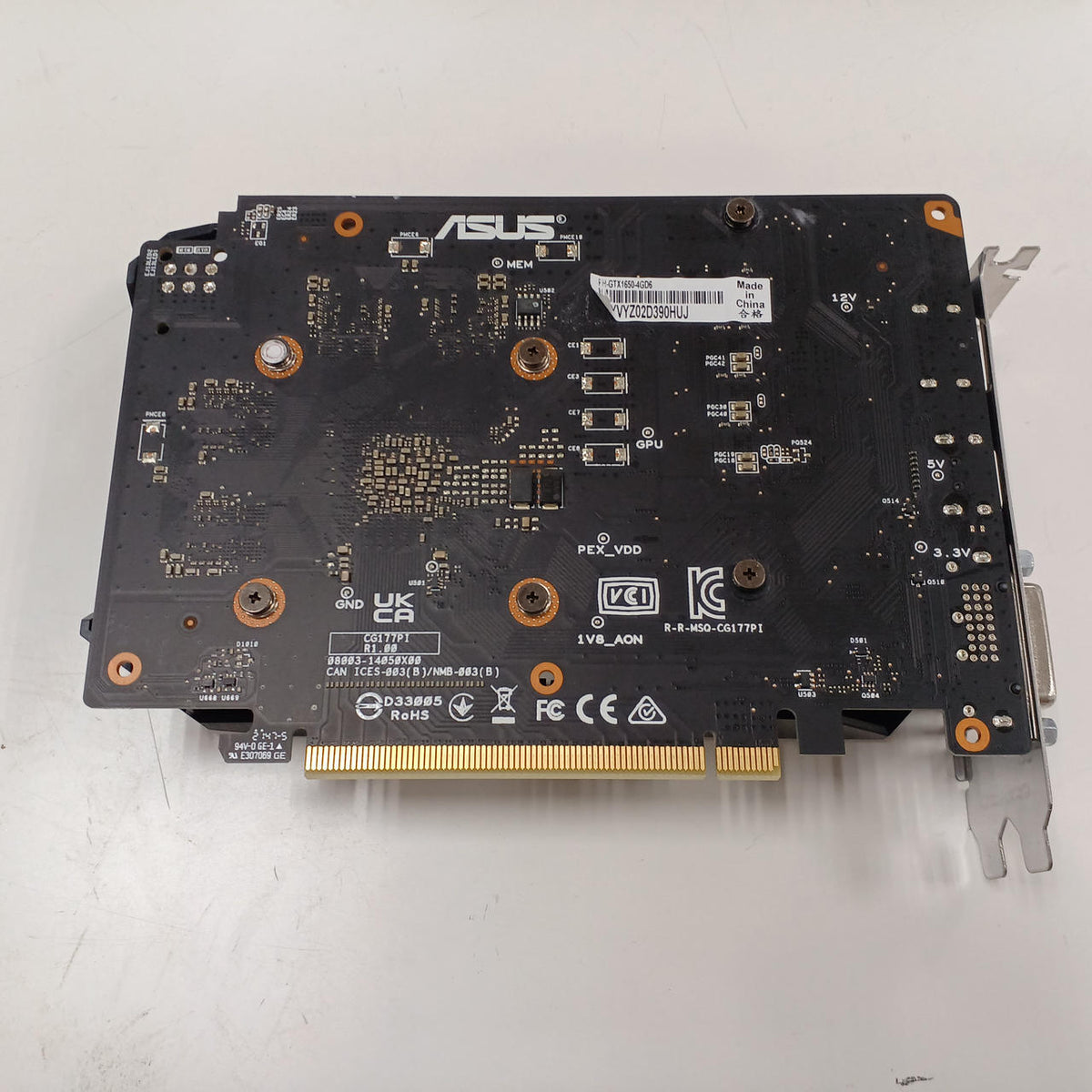 ASUS Graphics Board: GTX1650-4GD6