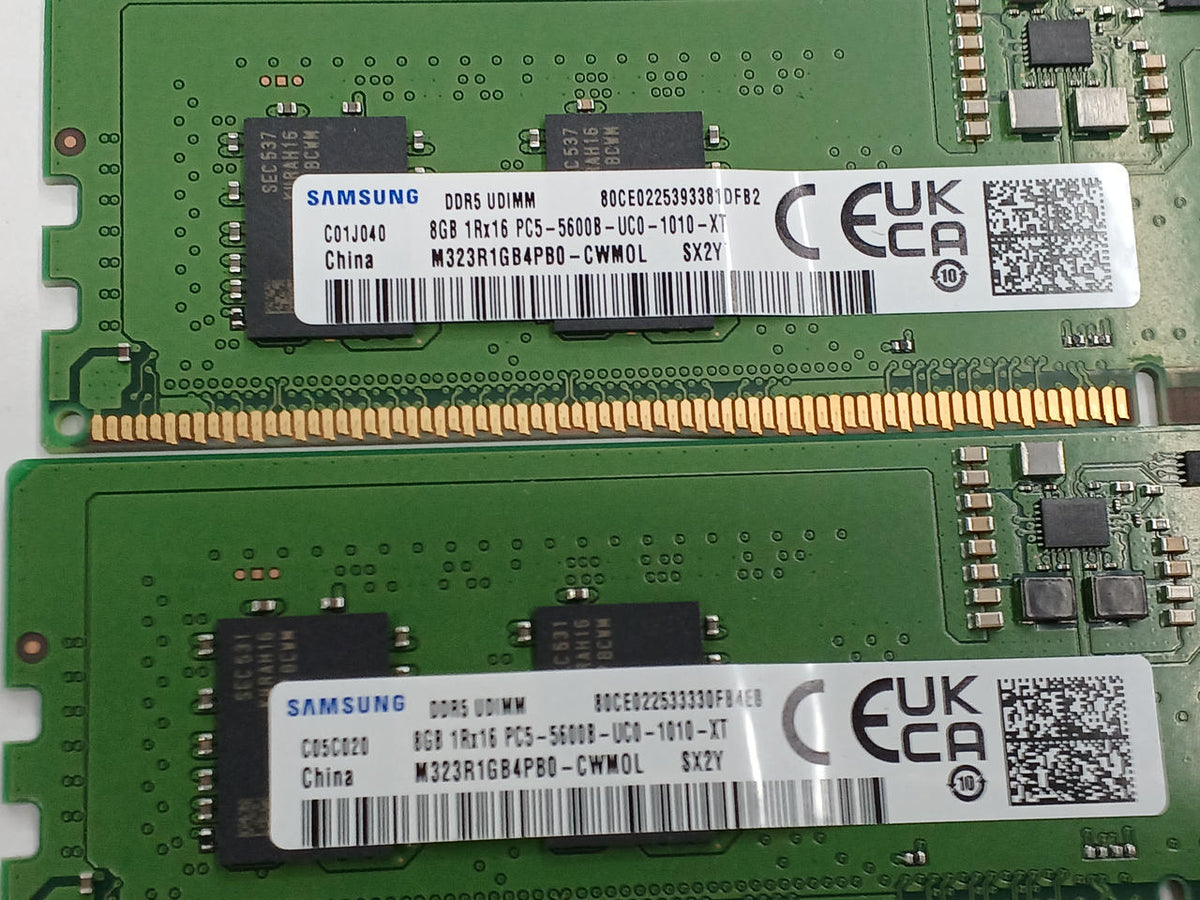 SAMUNG Desktop DDR5 8GB 2-Pack M323R1GB4PB0-CWM0L