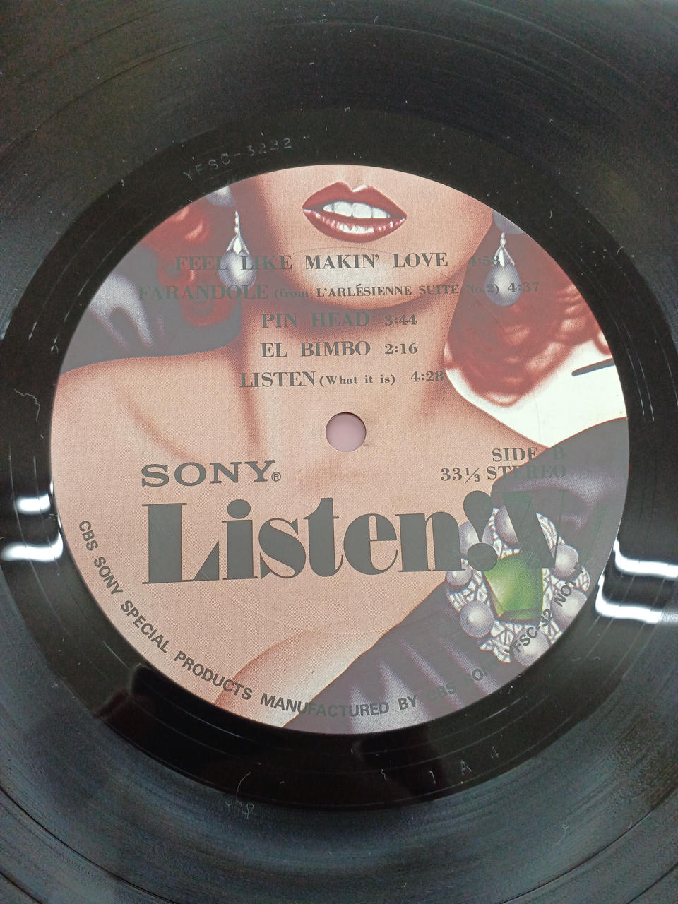 CBS Sony JAZZ/fusion LISTEN! 5