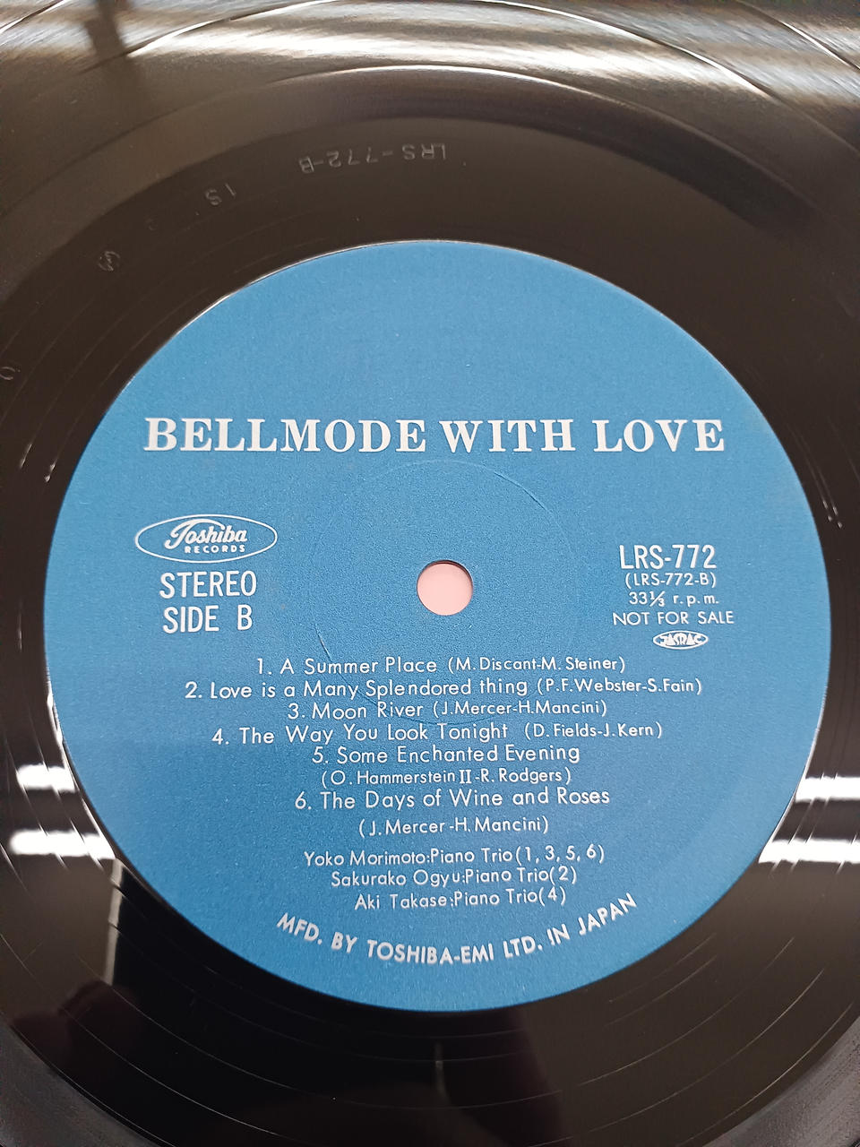 Toshiba EMI JAZZ/fusion BELLMODE WITH LOVE