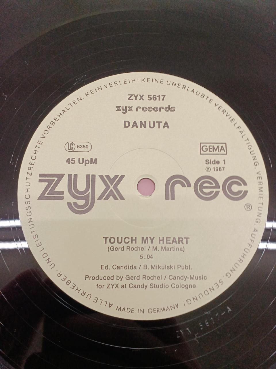 ZYX RECORDS Western Music DANUTA/TOUCH MY HEART