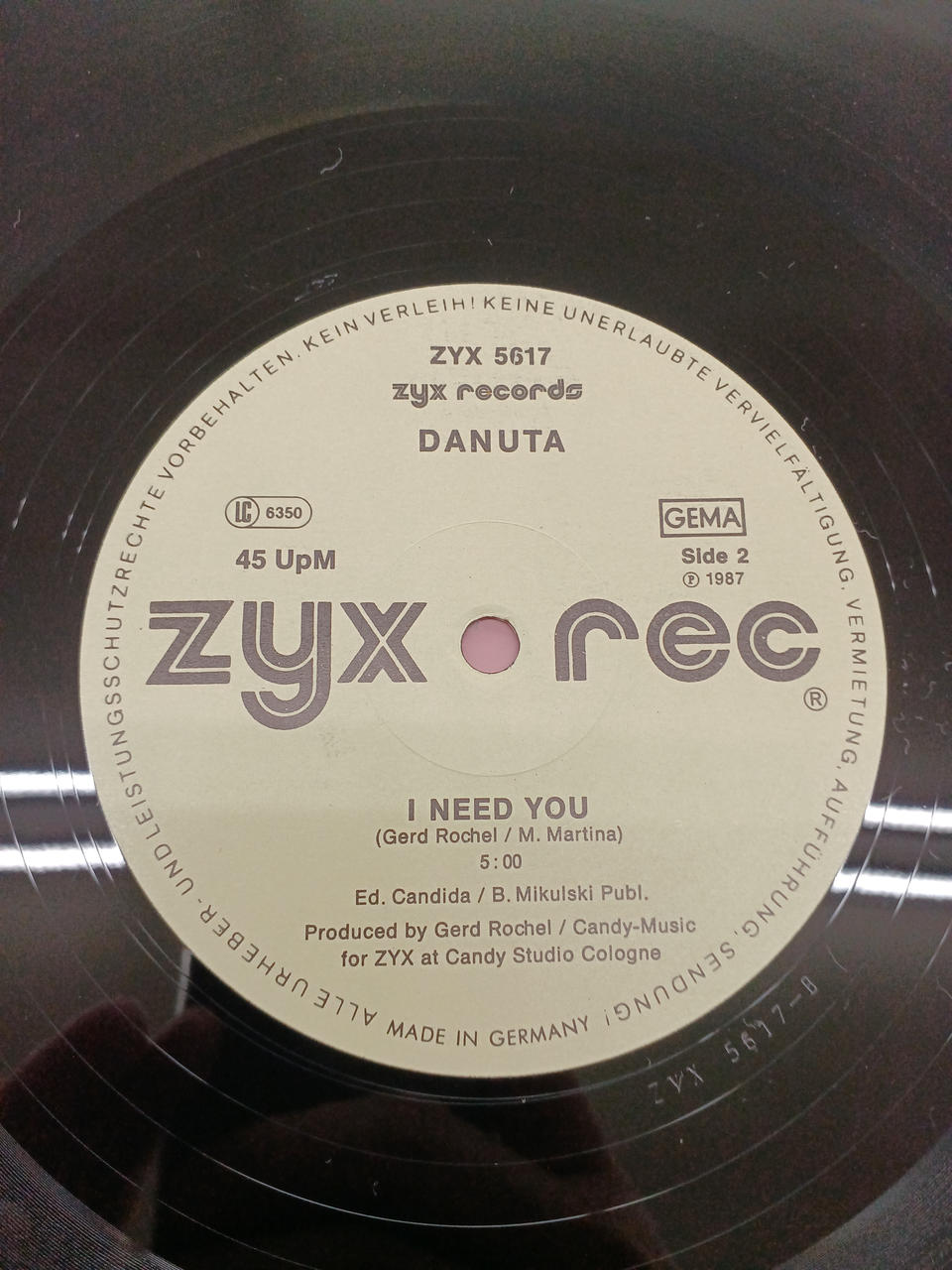 ZYX RECORDS Western Music DANUTA/TOUCH MY HEART