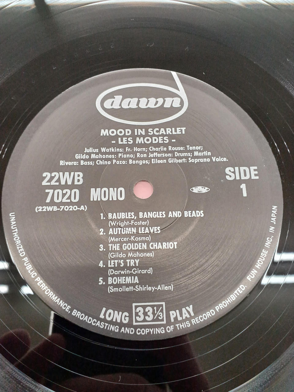 Fun House JAZZ/fusion, Le Maude/Mood in Scarlet