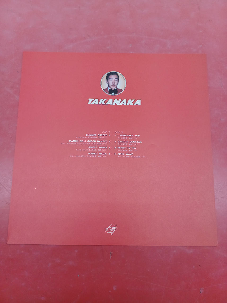 Kitty Records Masayoshi Takanaka / Second Album Masayoshi Takanaka / Second Album