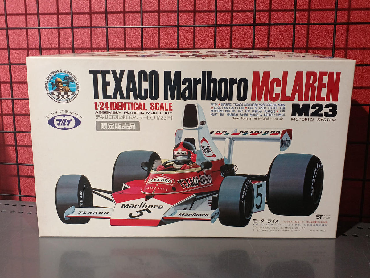 Marui Prahobby 1/24 Texa Coma Marlboro McLaren M23 F-1