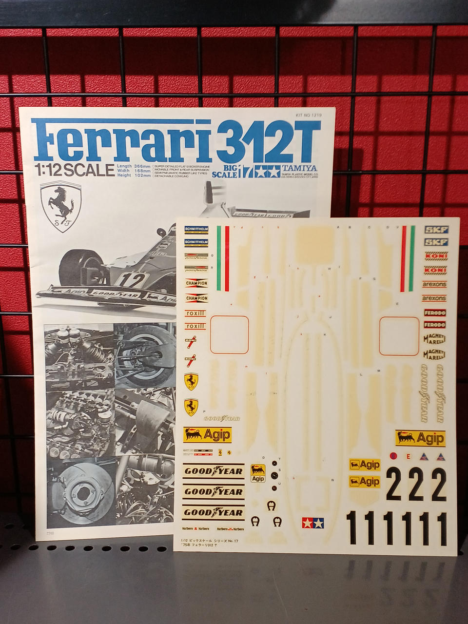 TAMIYA 1/12 1975 Ferrari 312T