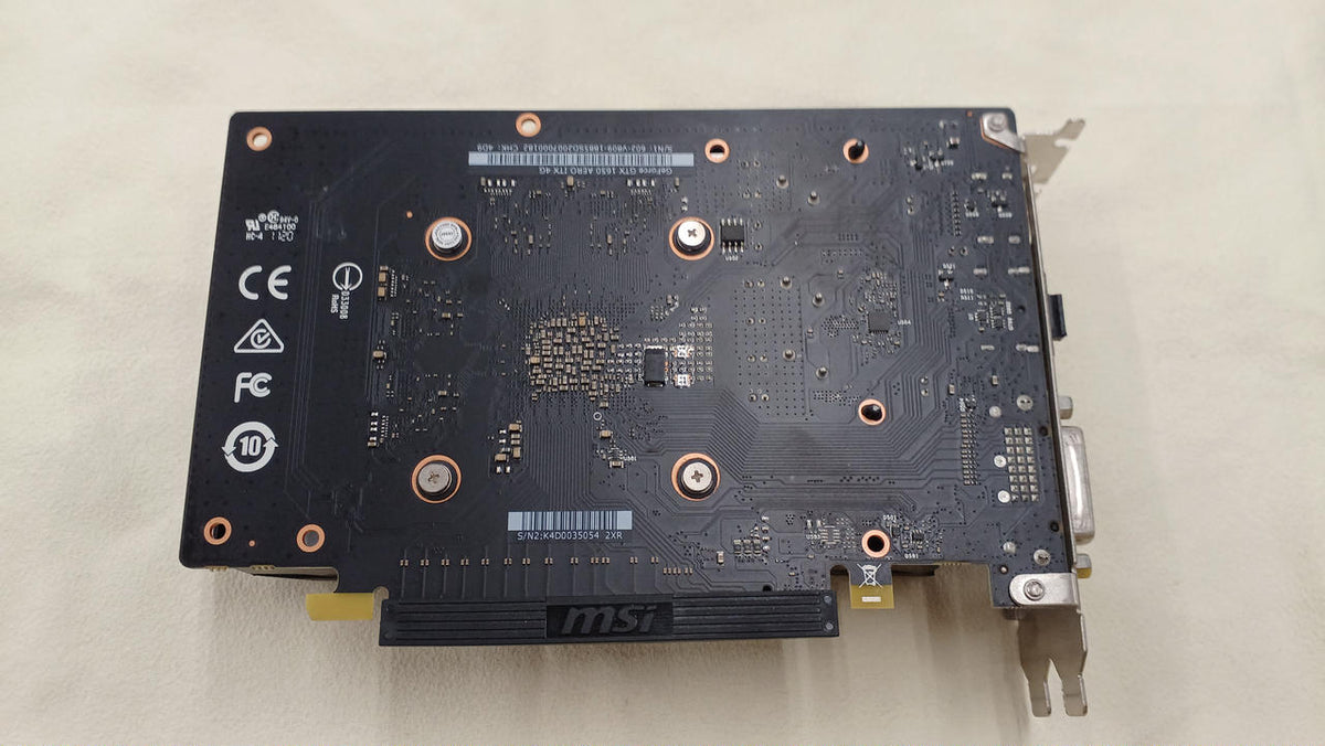 MSI Graphics Card: GEFORCE GTX1650AERO ITX 4G
