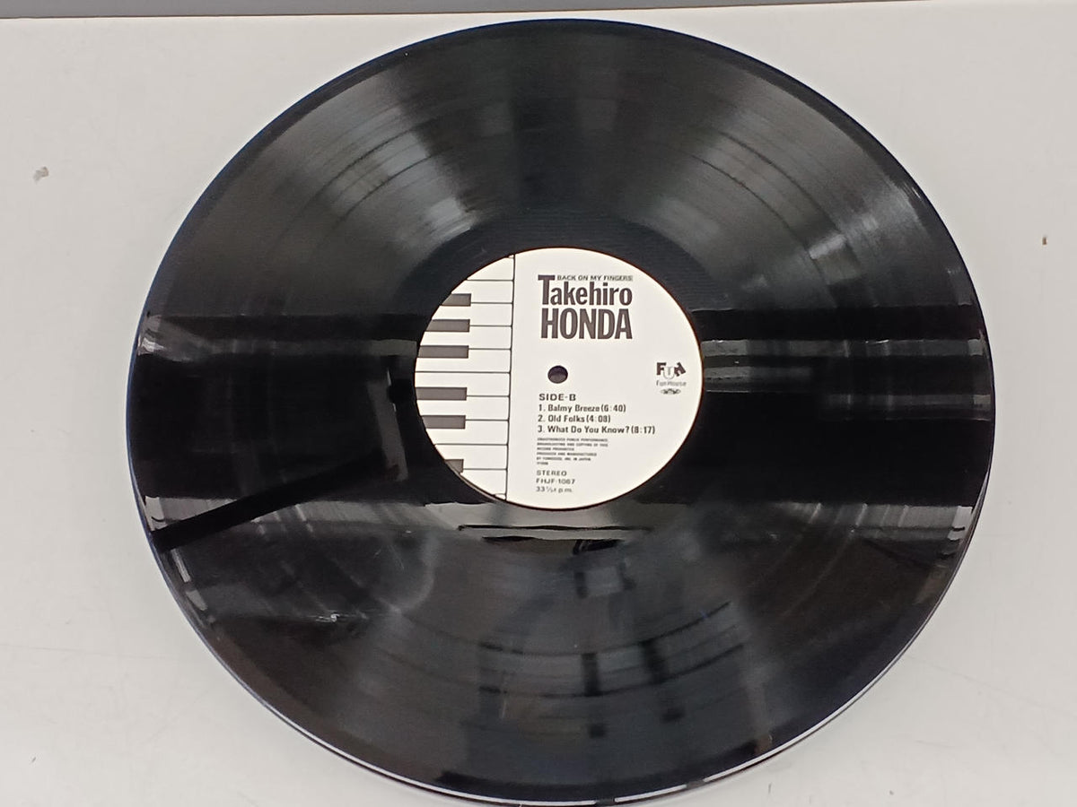 Fun House JAZZ Record Takehiro Honda / Back On My Fingers