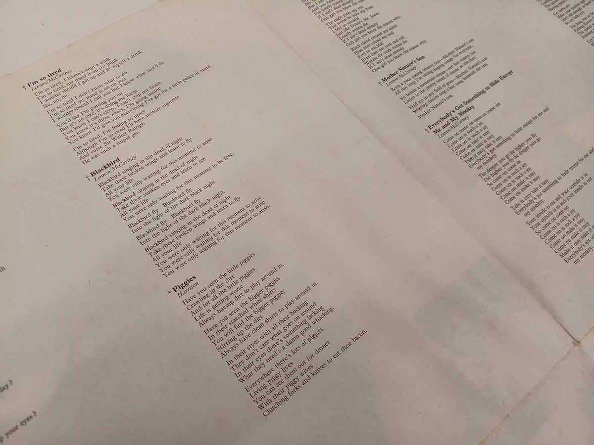 EMI LP Record French WHITE ALBUM / THE BEATLES