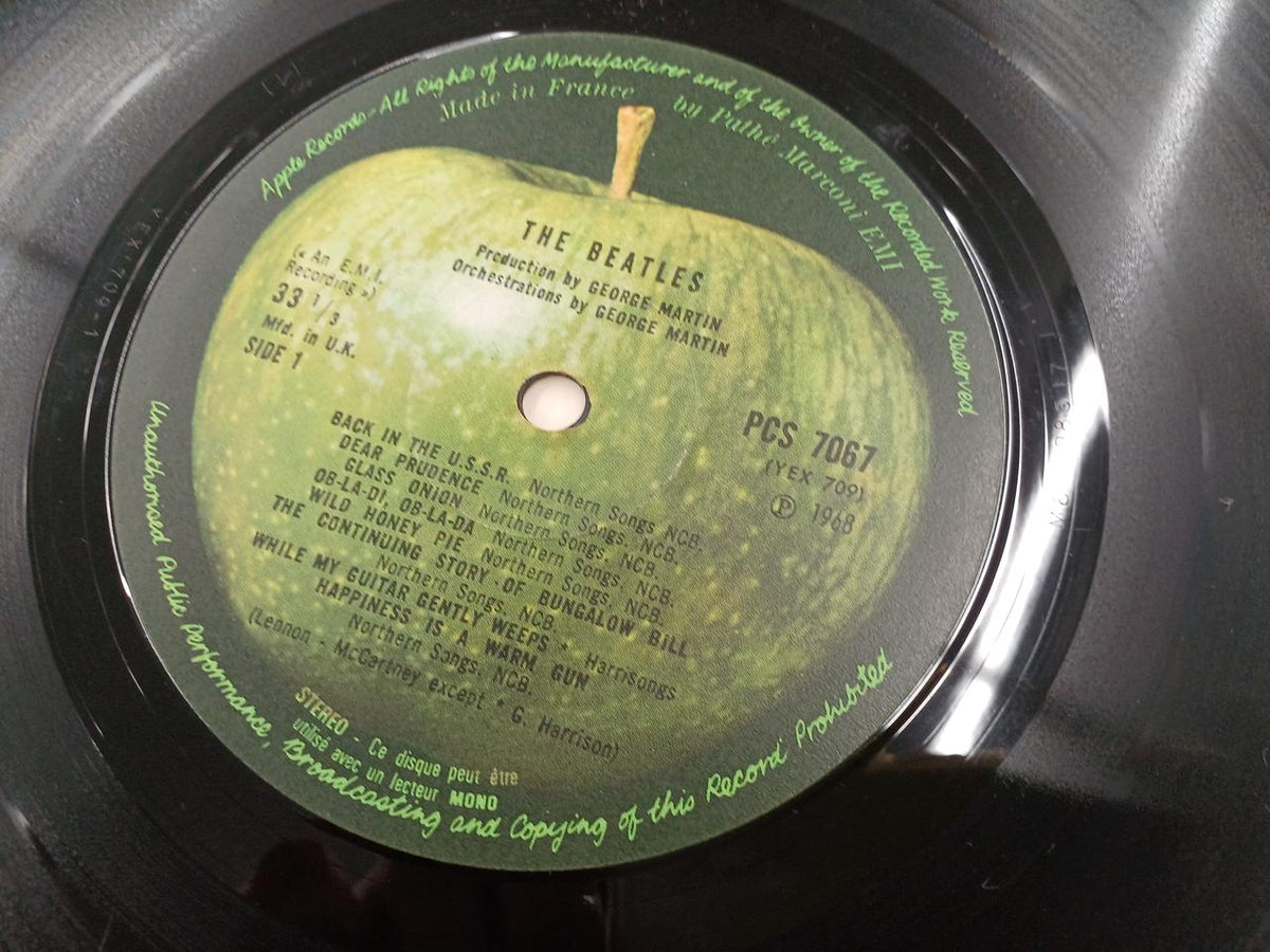 EMI LP Record French WHITE ALBUM / THE BEATLES