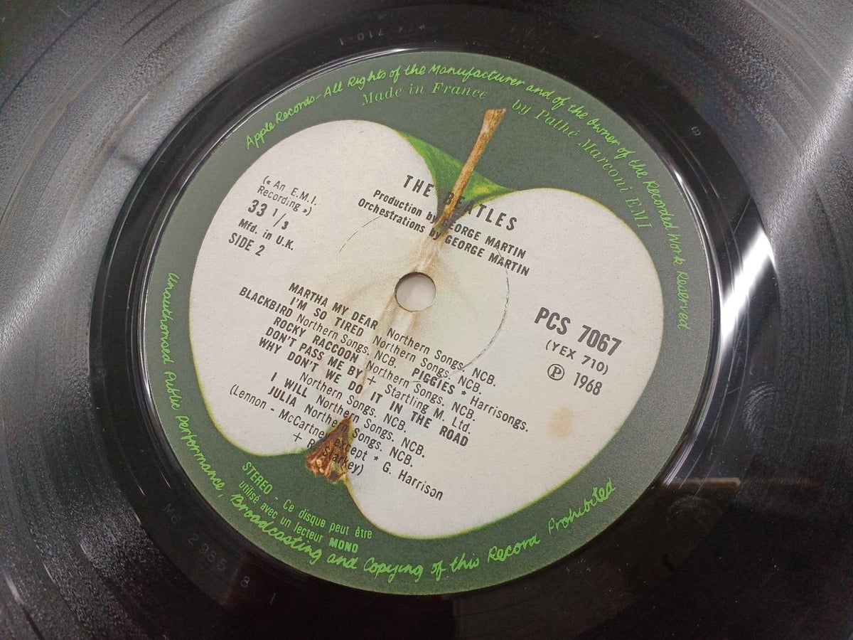EMI LP Record French WHITE ALBUM / THE BEATLES