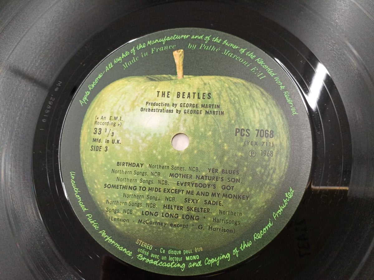 EMI LP Record French WHITE ALBUM / THE BEATLES