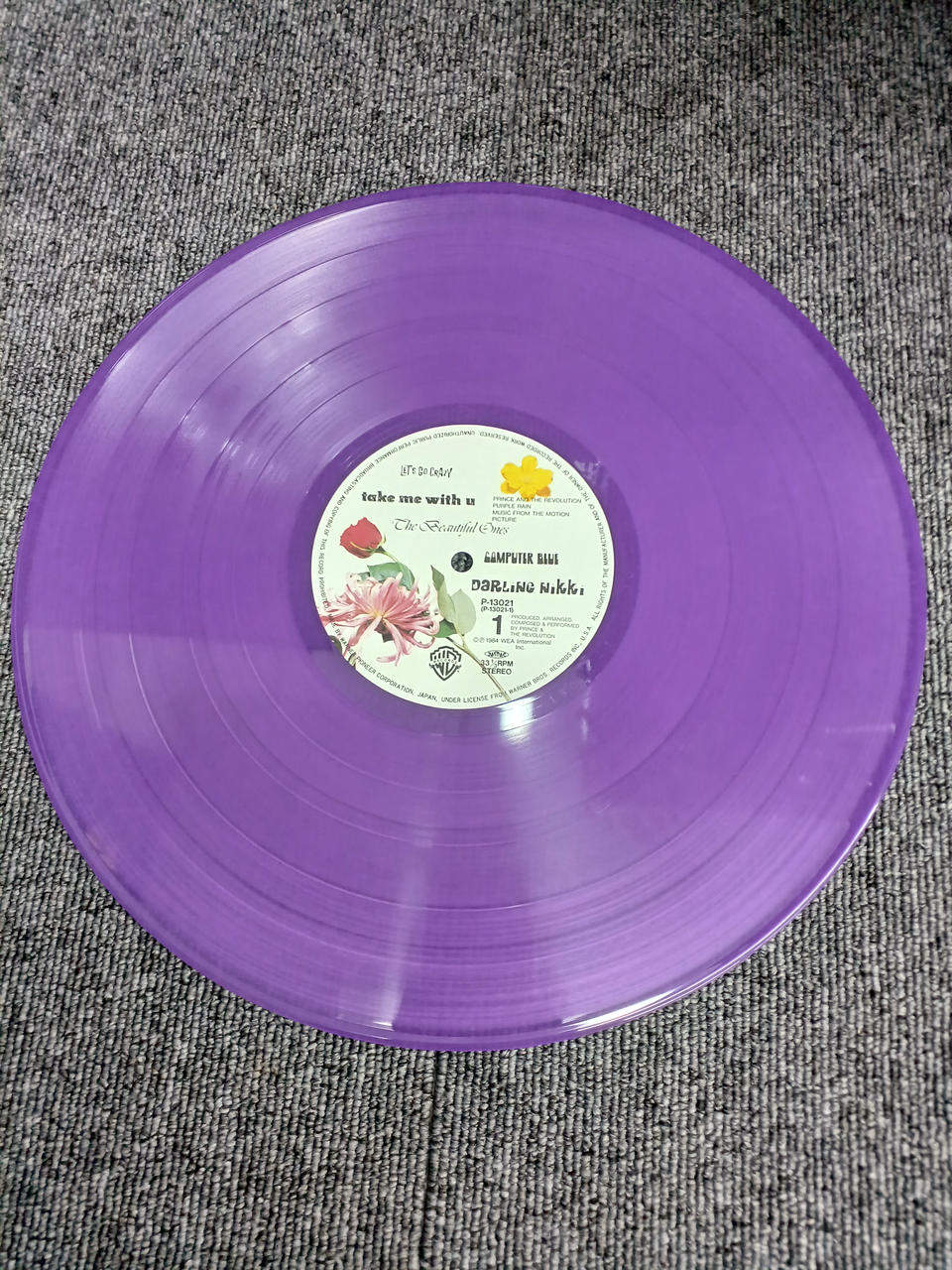 WARNER Prince Purple Rain