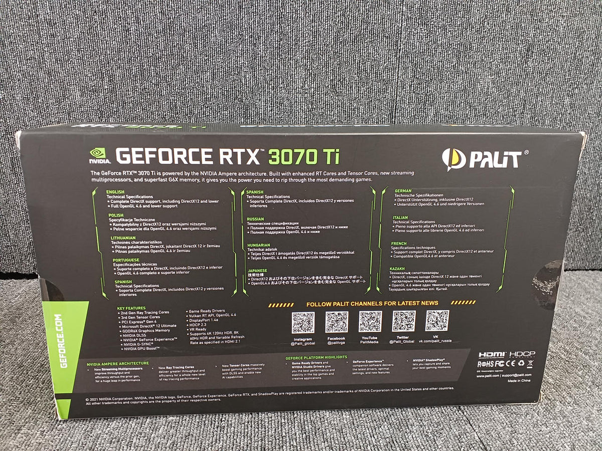 PALIT MICROSYSTEMS Graphics Card NED307T019P2-1046A