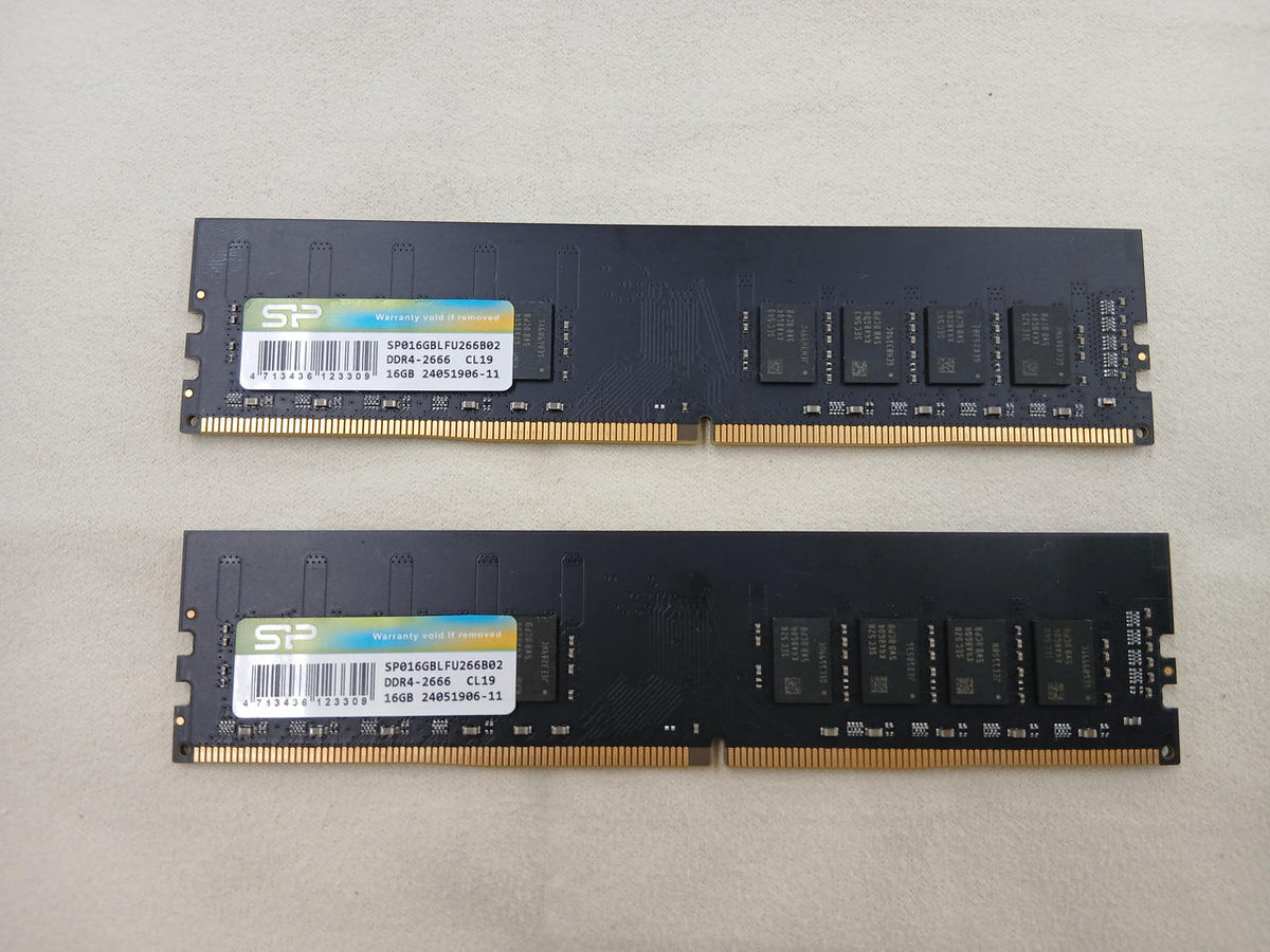 SILICON POWER PC Memory DDR4 16GB×2 SP016GBLFU266B02