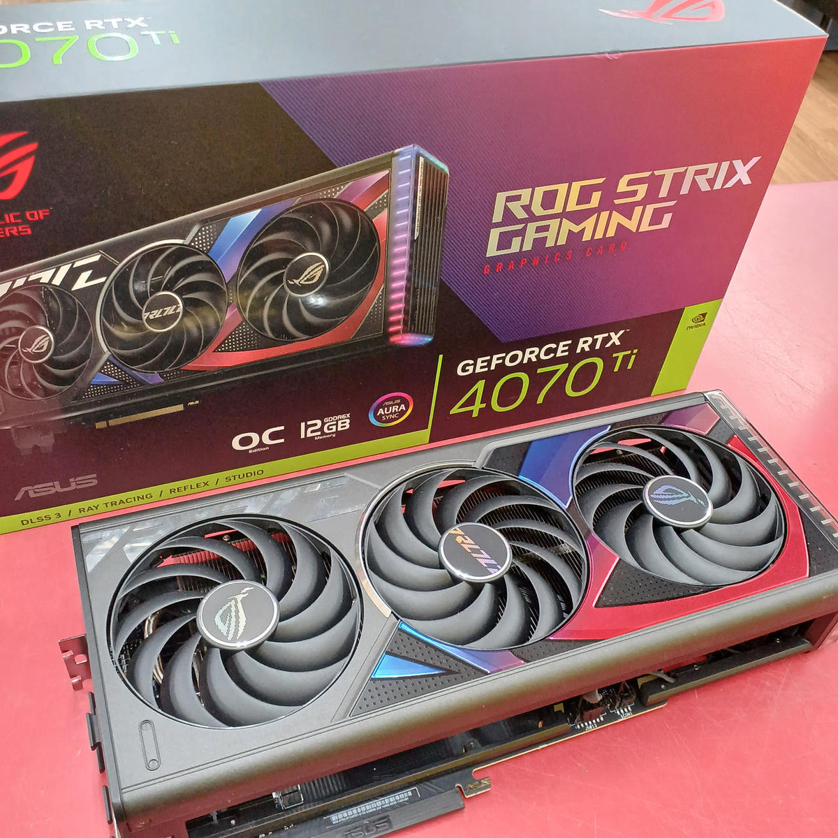 ASUS Graphics Card: ROG STRIX RTX4070TI O12G GAMIN