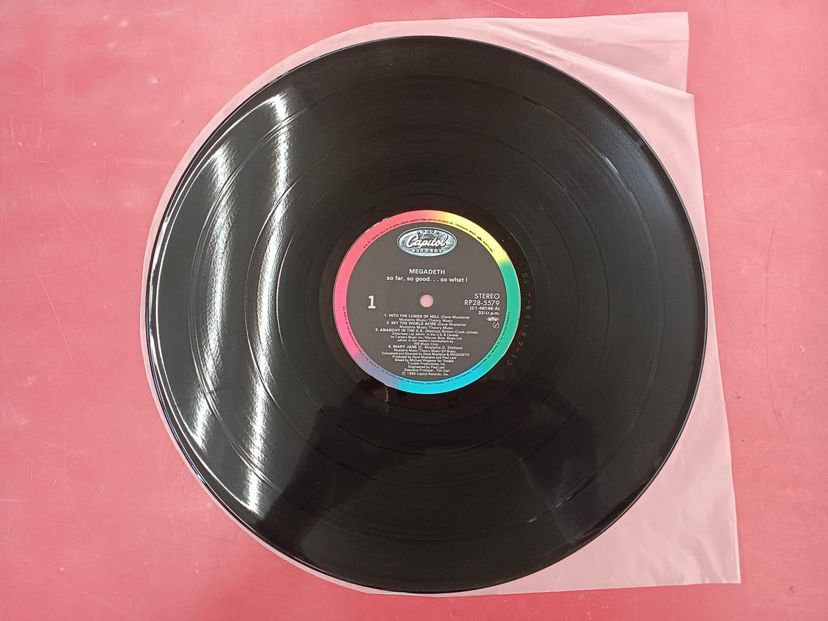 Toshiba EMI Record LP So Far So Good So What / Megadeth
