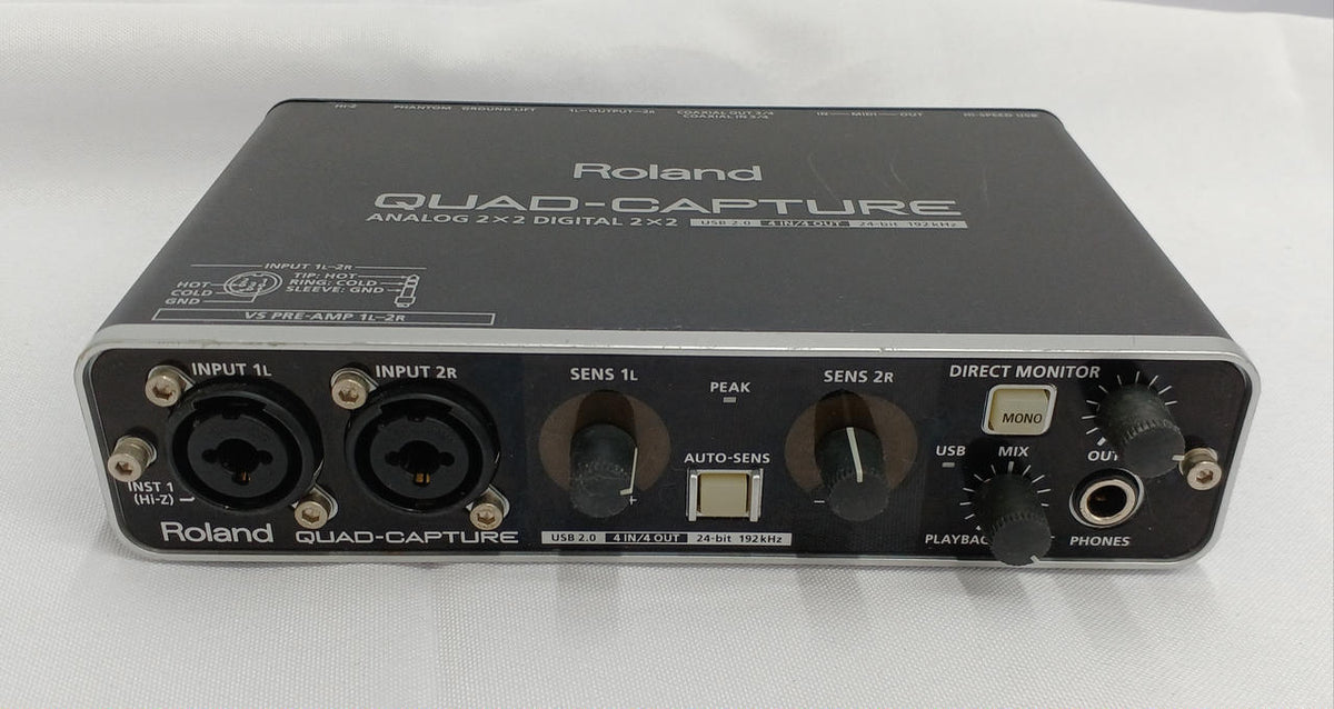 ROLAND Audio interface: QUAD-CAPTURE