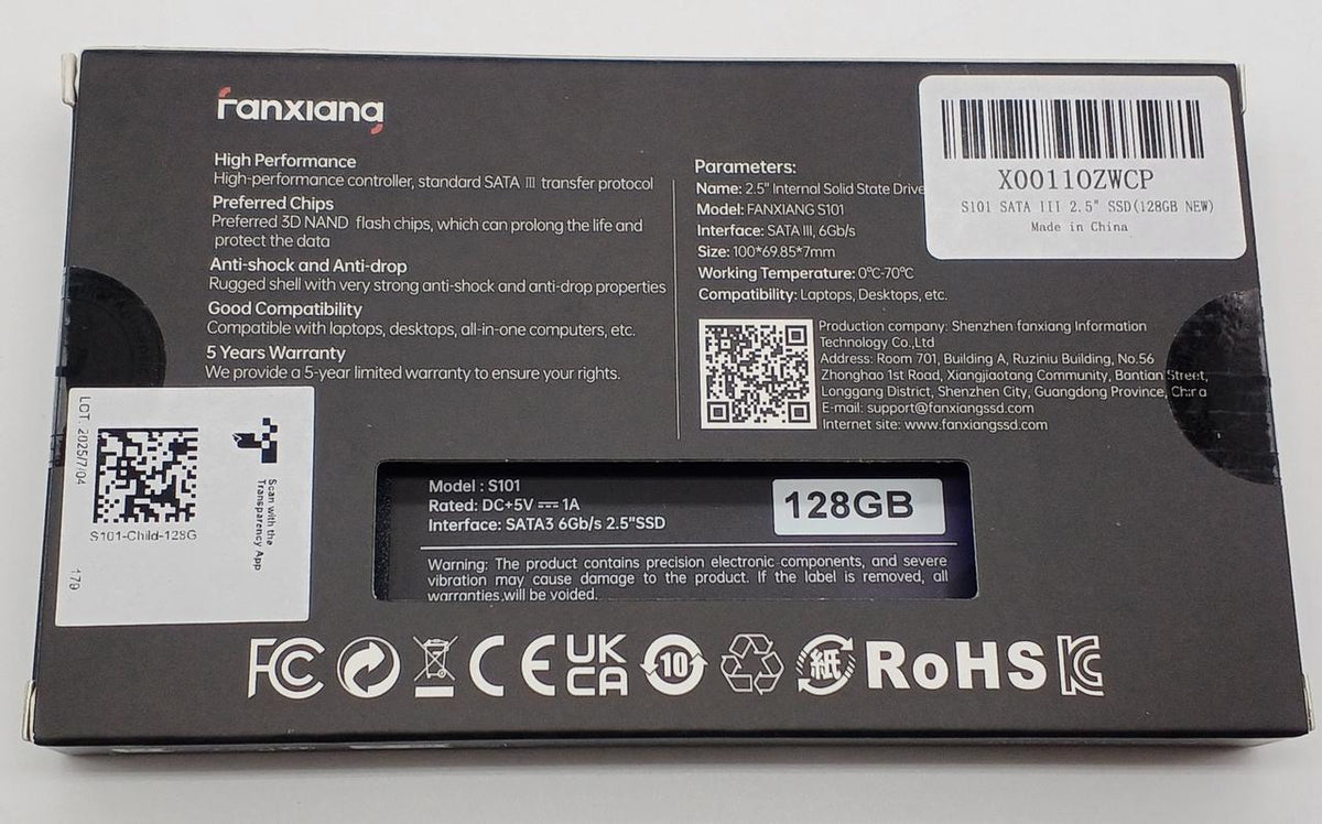 FANXIANG 2.5-inch SSD S101