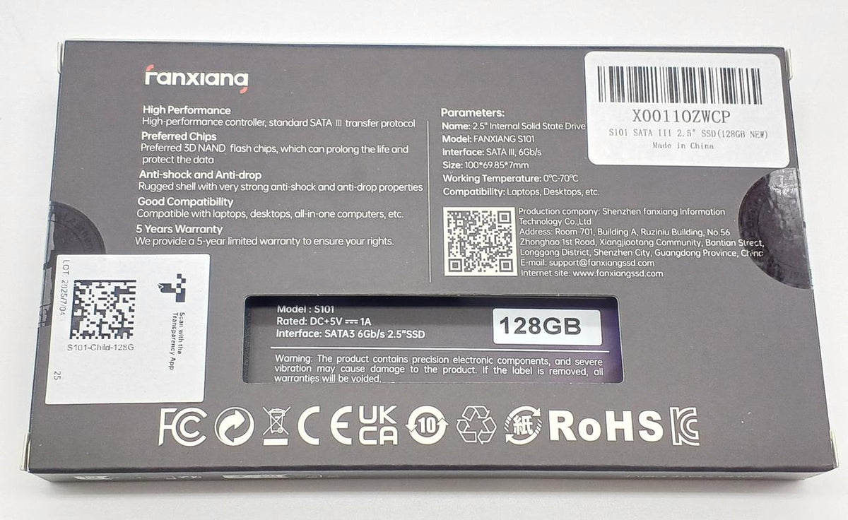 FANXIANG 2.5-inch SSD S101