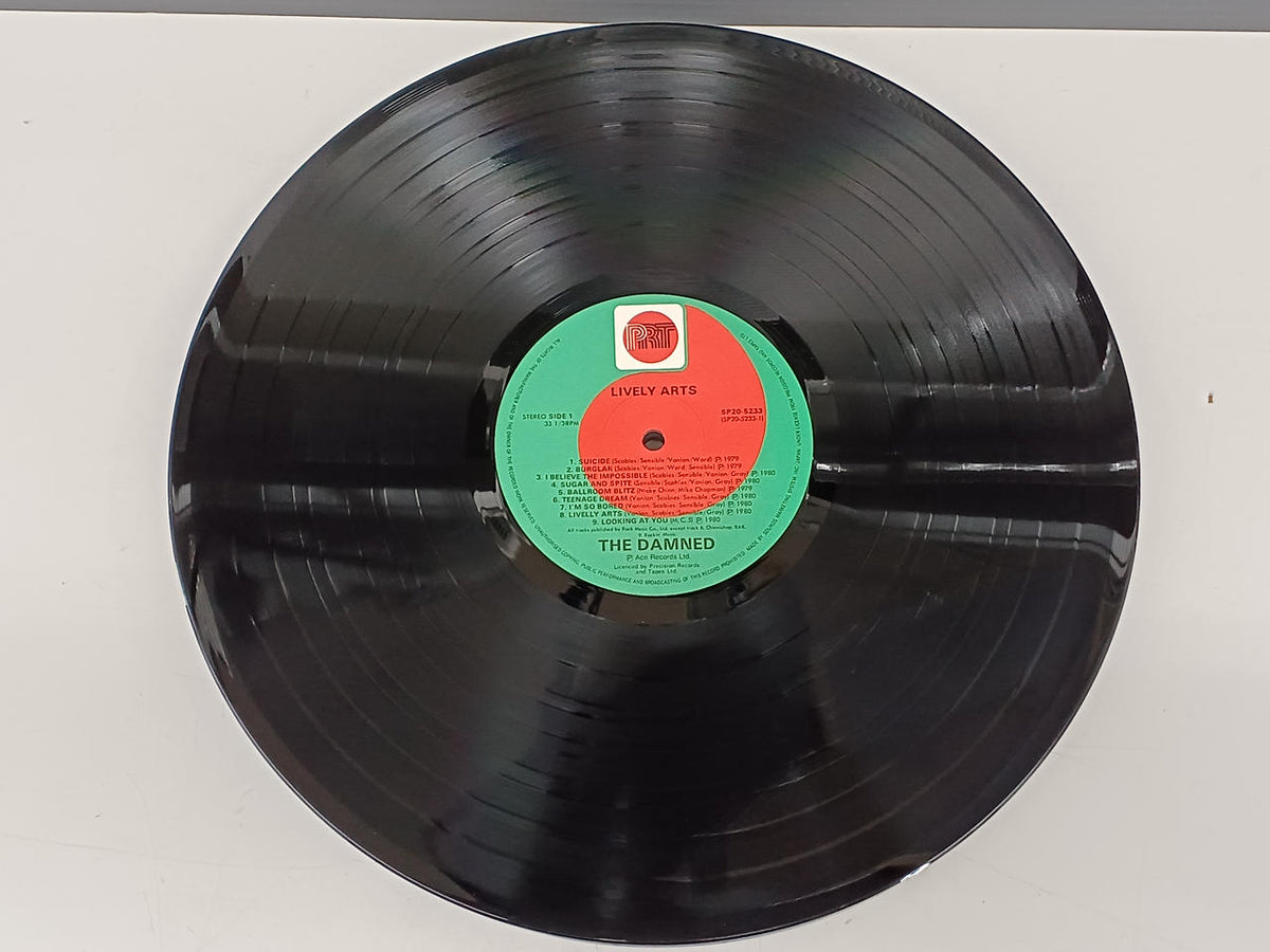 PRT Western Music Record THE DAMNED / LIVELY ARTS
