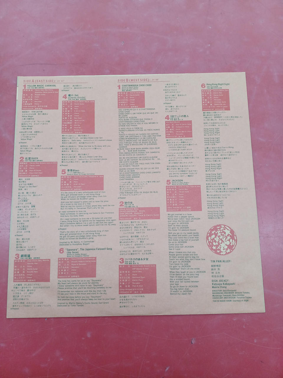 Crown Records Tin Pan Alley / Yellow Magic Carnival Tin Pan Alley / Yellow Magic Carnival