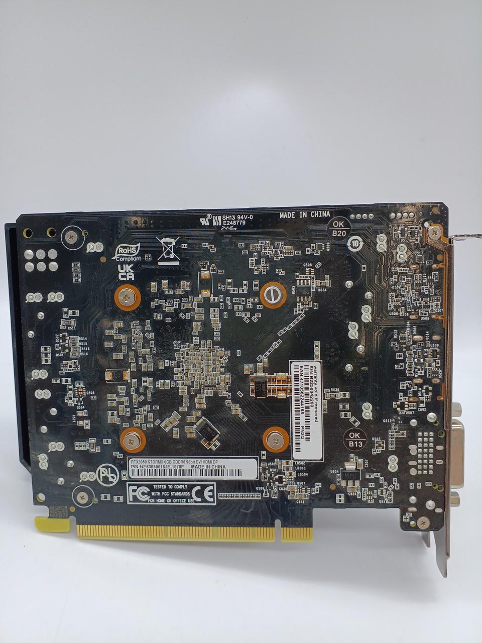 PALIT Graphics Card RTX3050 STORMX 6GB GDDR6