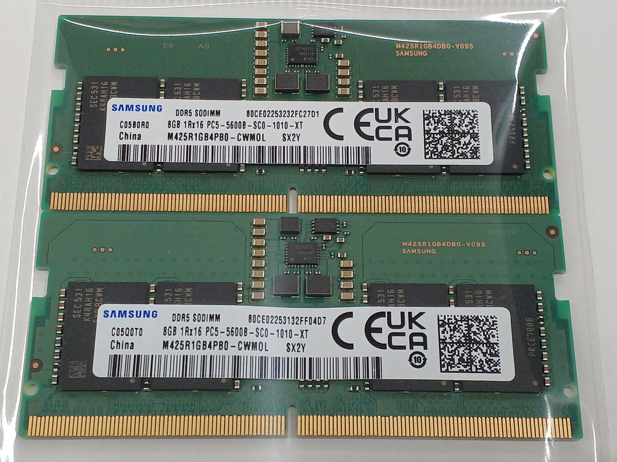 SAMSUNG DDR5-5600 (PC5-44800) 8GB x2 Chips M425R1GB4PB0-CWM0L