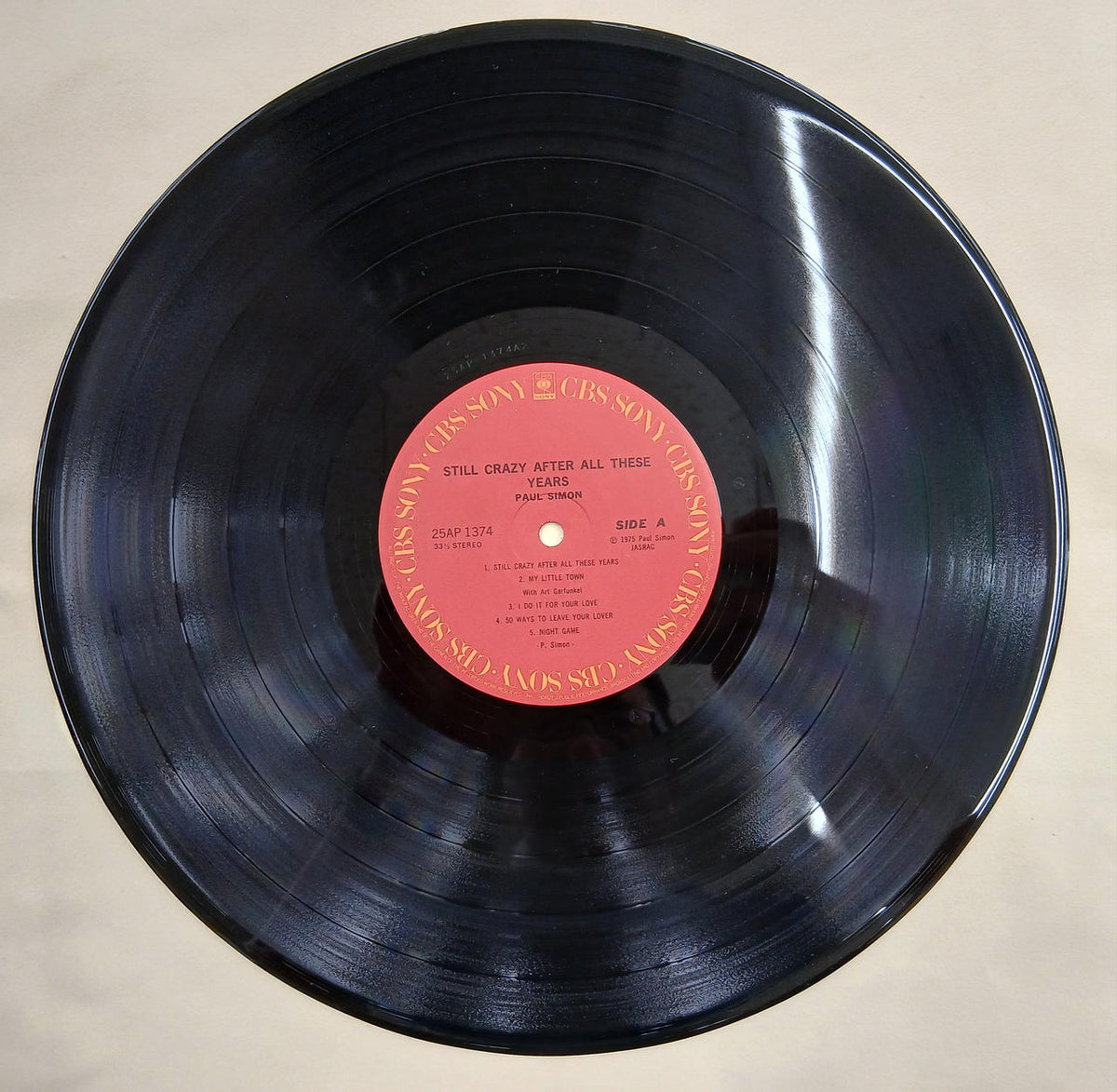 CBS Sony Records, in the flow of time