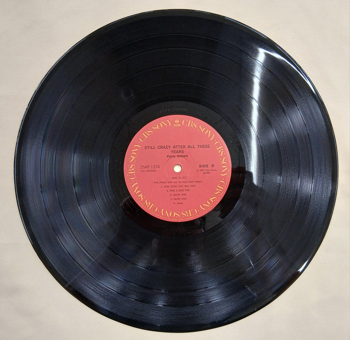 CBS Sony Records, in the flow of time