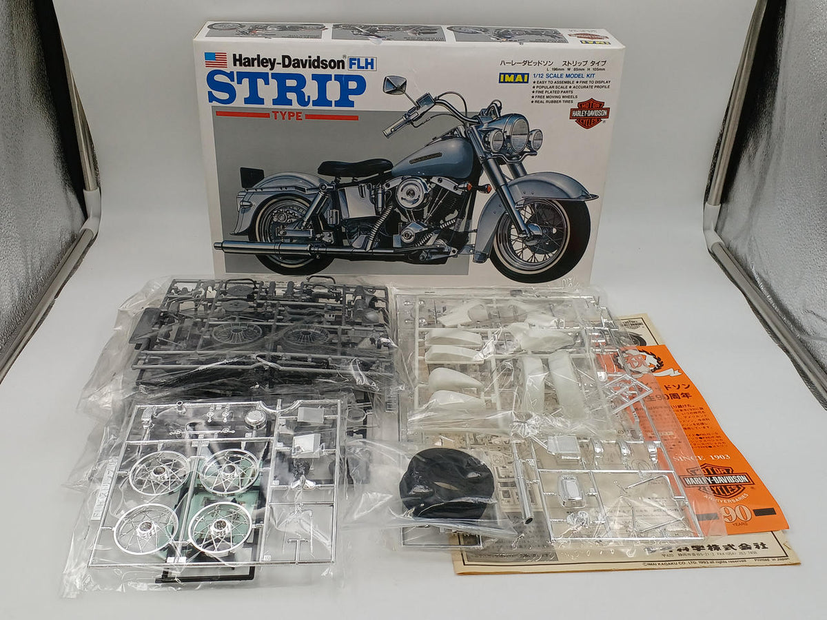 IMAI 1/12 Scale Plastic Model Harley-Davidson FLH Strip Type