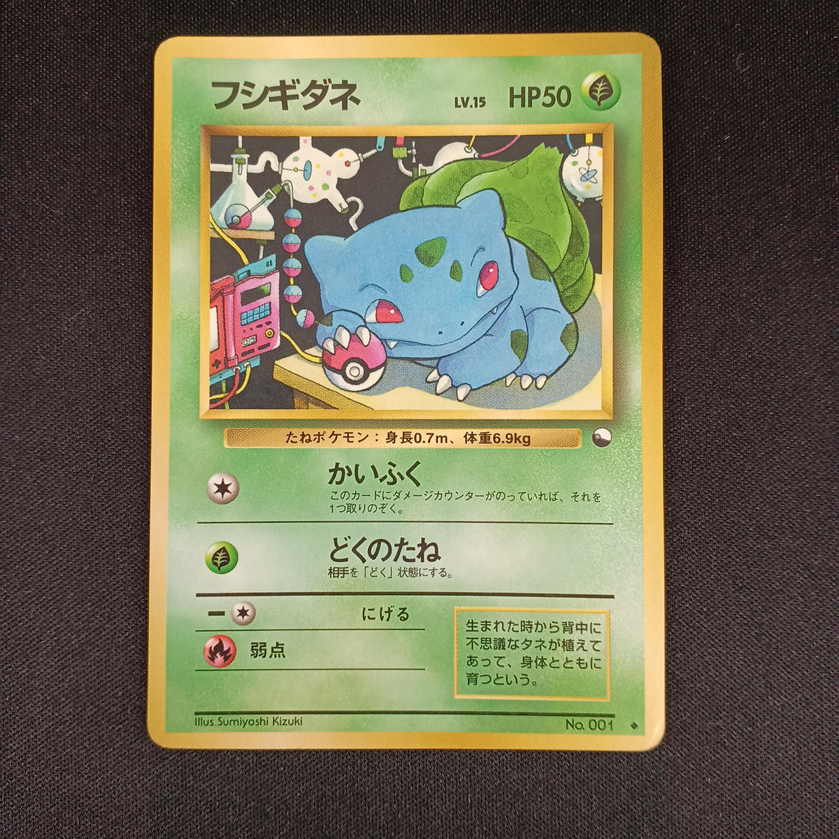 Pokémon Bulbasaur LV.15 NO.001