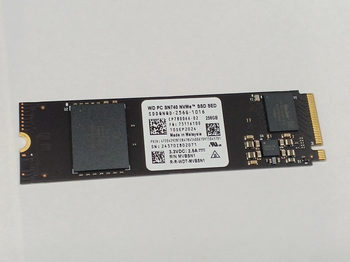WESTERN DIGITAL M.2 2280 SSD 256GB SDDQNQD-256G-1016