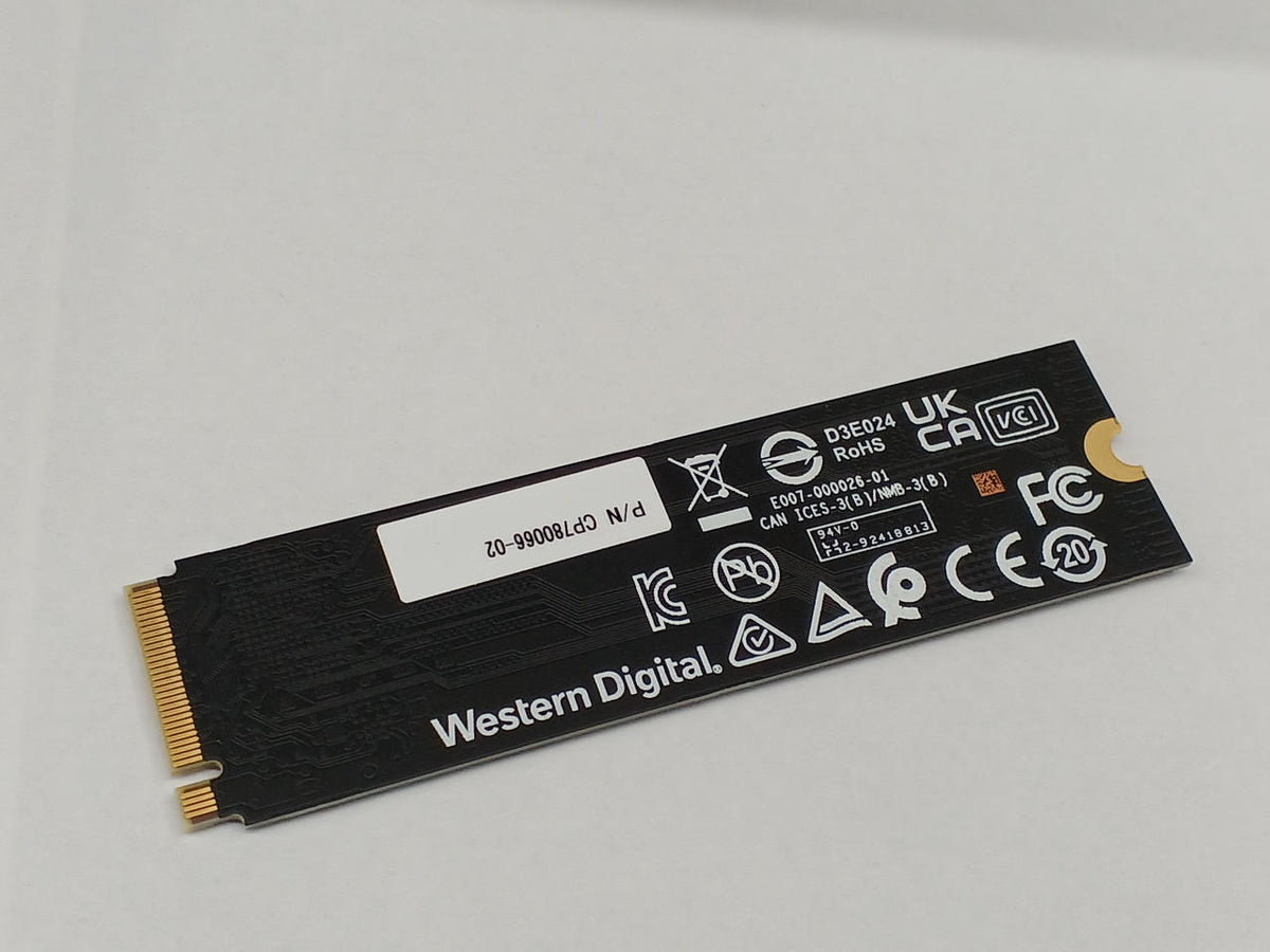 WESTERN DIGITAL M.2 2280 SSD 256GB SDDQNQD-256G-1016
