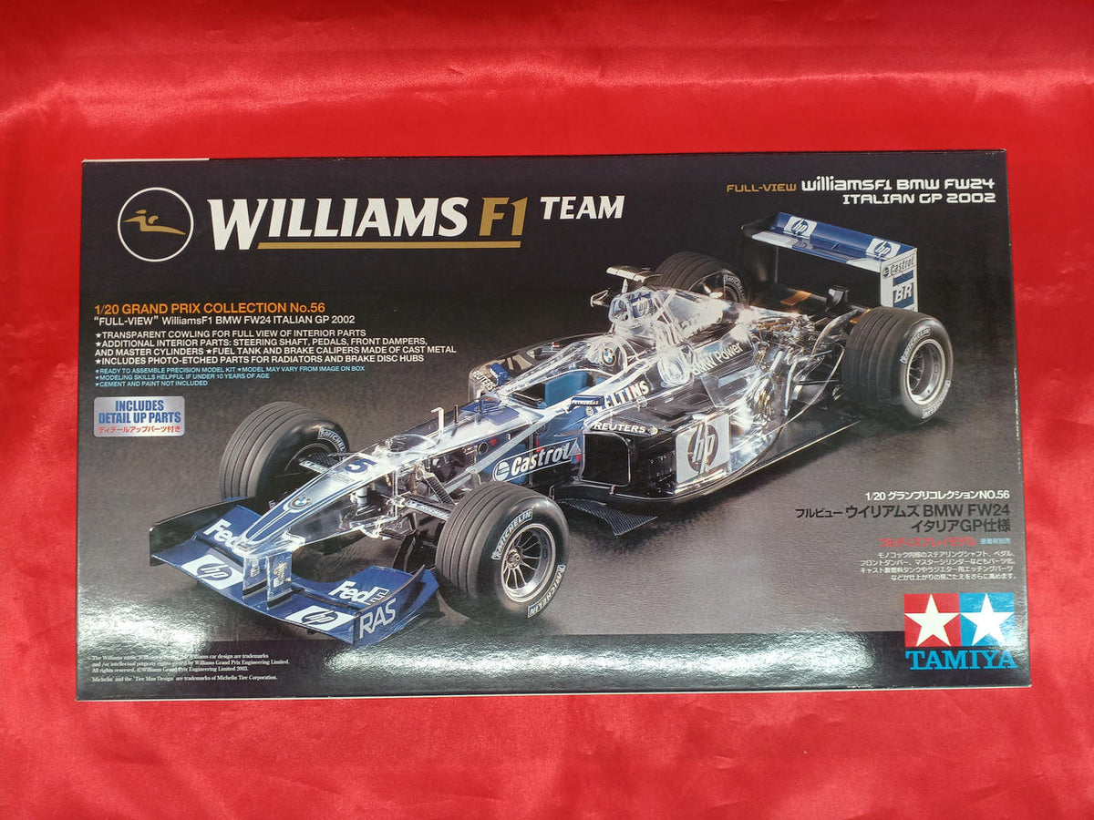 TAMIYA Full View Williams BMW FW24 Italian GP Spec 20056