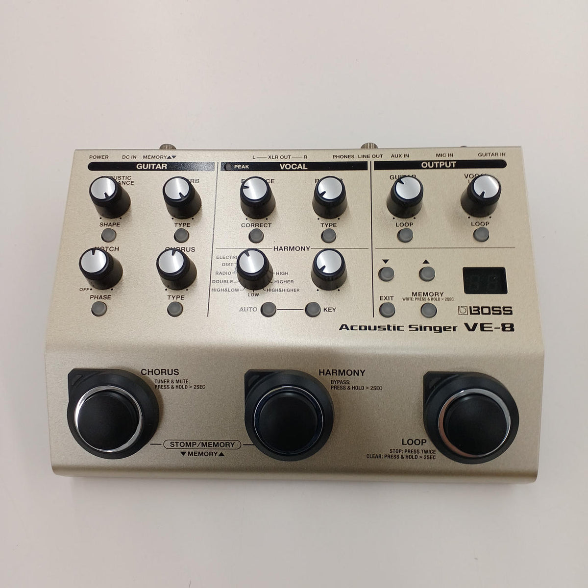 BOSS Effector for Solo Performance-/Ruper VE-8