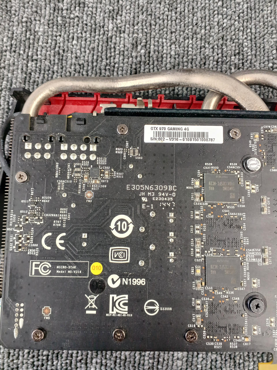 MSI Graphics Board: GTX970 GAMING 4G