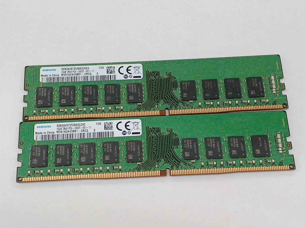 SAMSUNG DDR4-2400/16GB x2 Cards for Server M391A2K43BB1-CRCQ