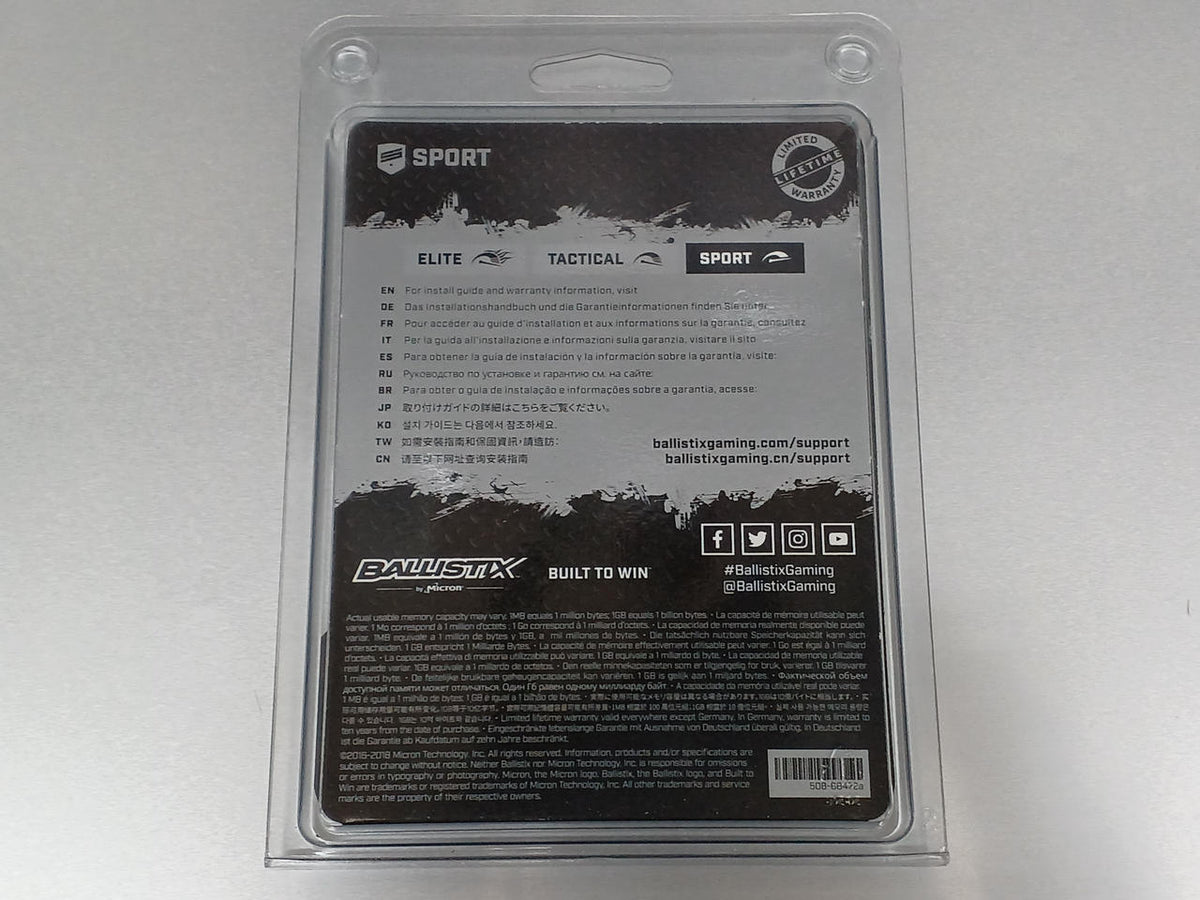 CRUCIAL DDR4 Memory BLS2K8G4D26BFSBK