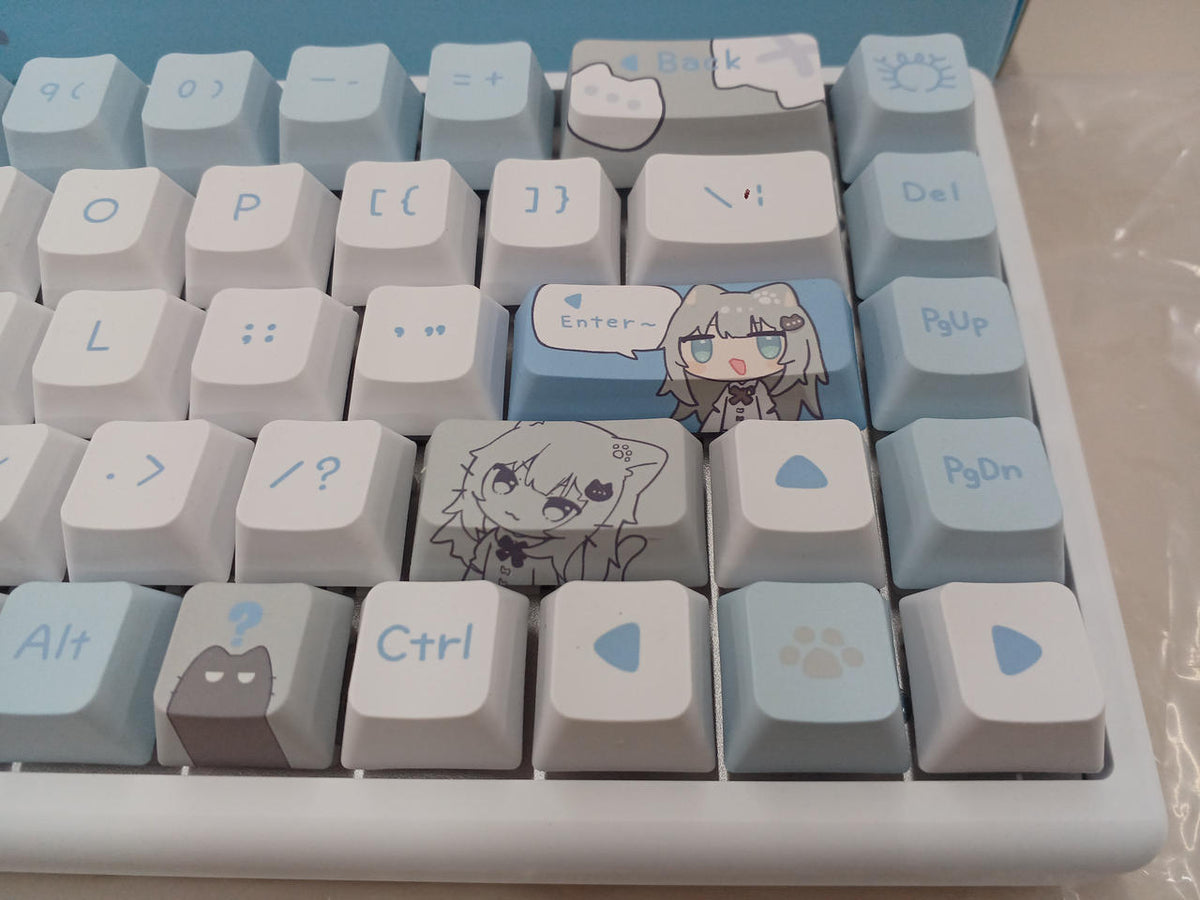 FumoCollection Gaming Keyboard POLAR 65 PRO Fumokore × NACHONEKO Model