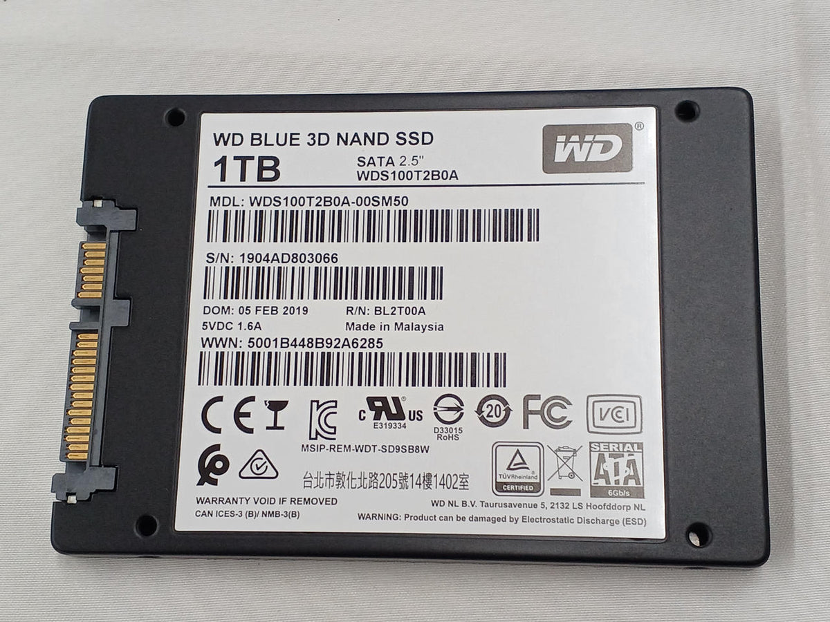 WESTERN DIGITAL SATA SSD 1TB WDS100T2B0A-00SM50