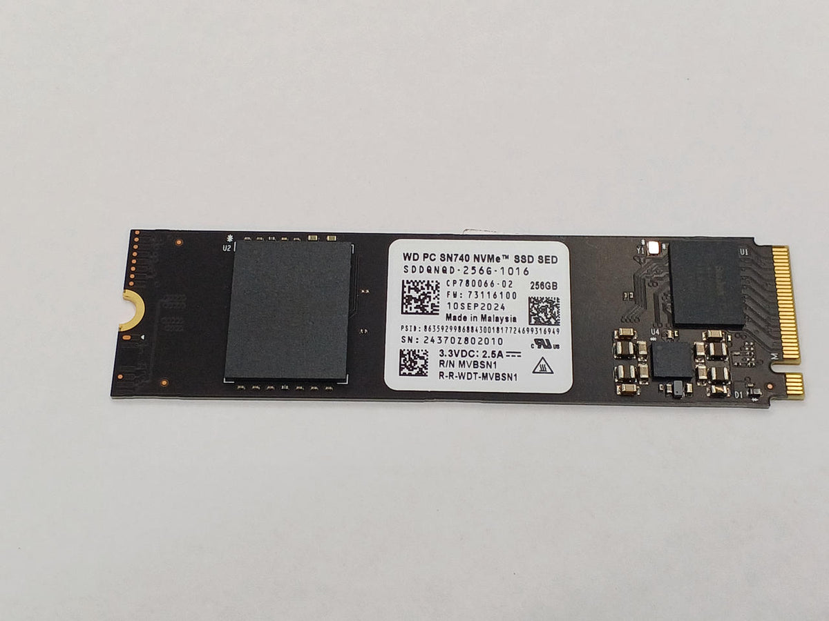 WESTERN DIGITAL M.2 NVME SSD 256GB SN740 (M.2 2280)