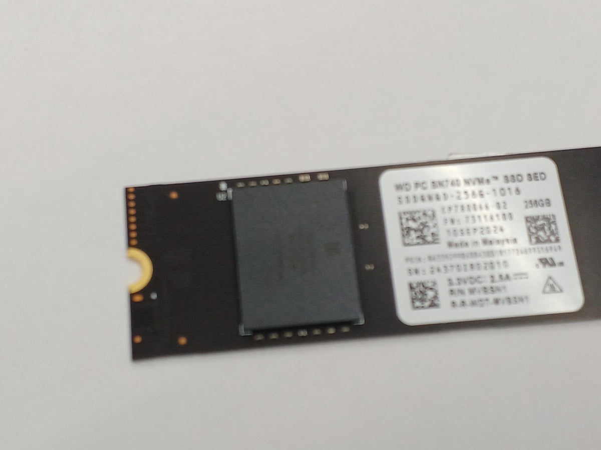 WESTERN DIGITAL M.2 NVME SSD 256GB SN740 (M.2 2280)