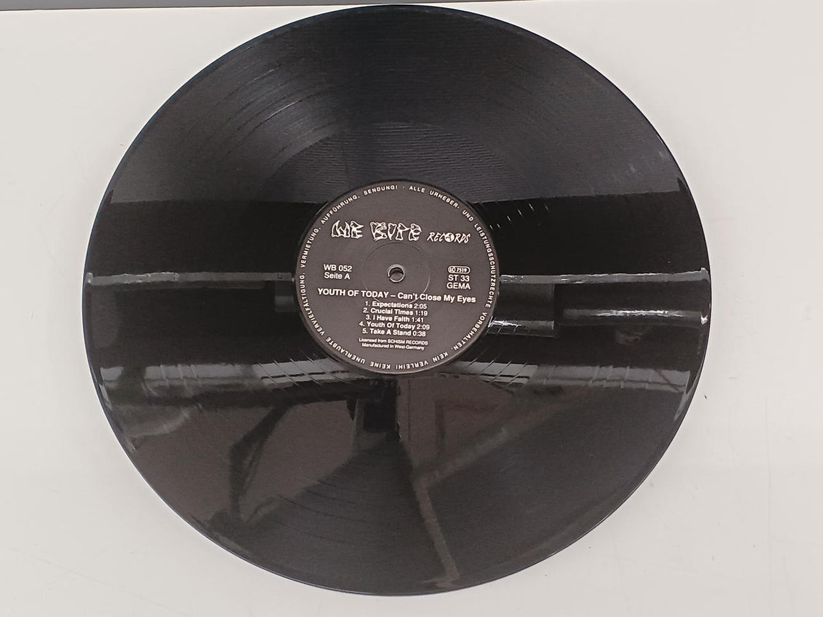 WE BITE RECORDS Western Music Record YOUTH OF TODAY/CAN'T CLOSE MY
