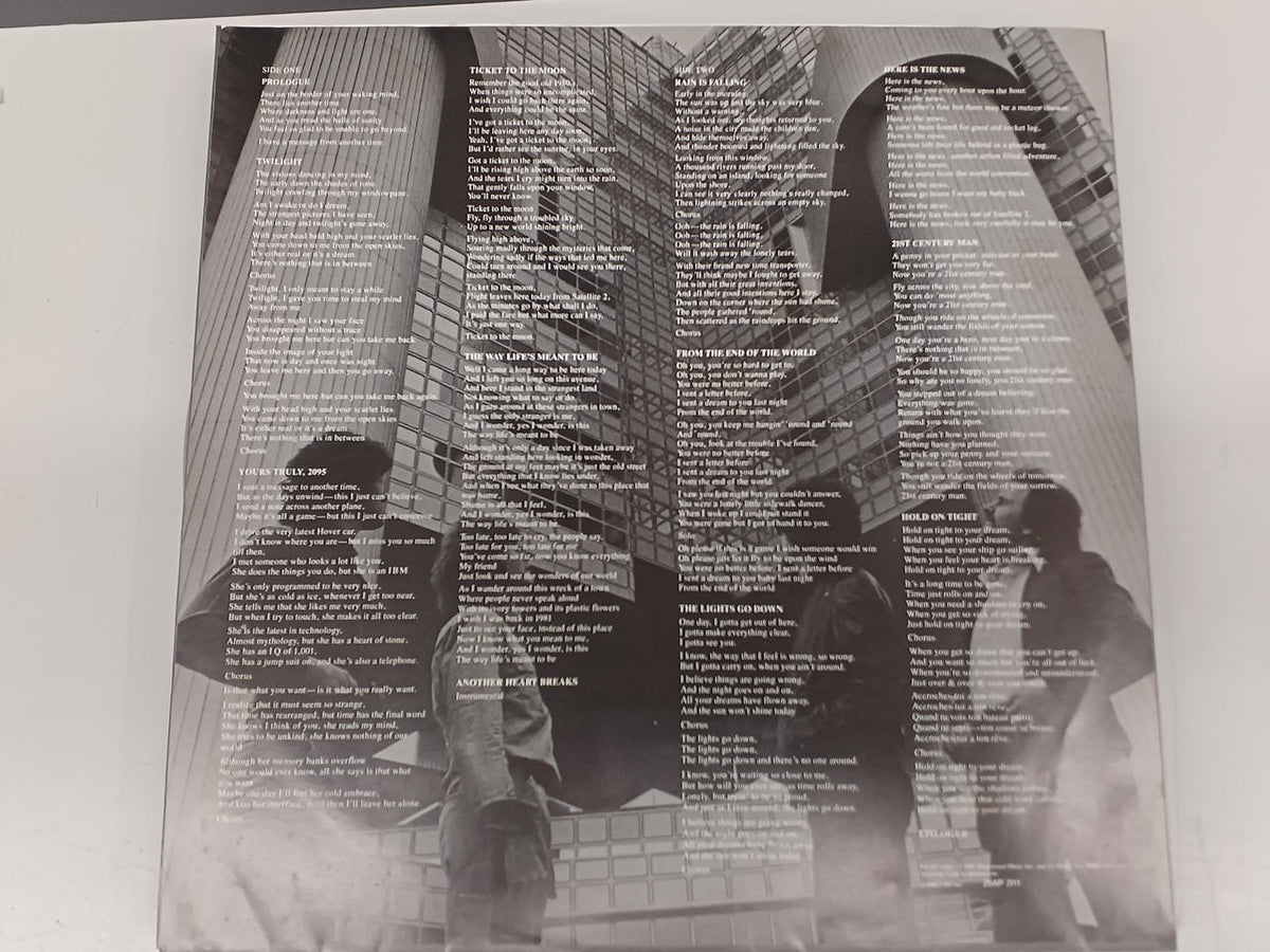 CBS SONY Western Music Record ELO/TIME